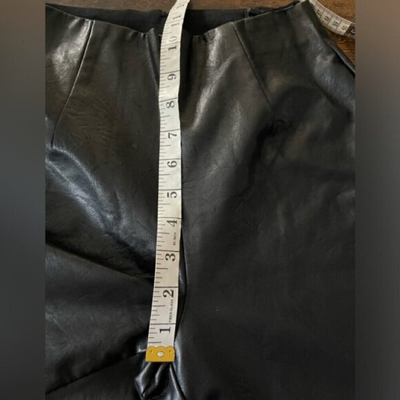 NBD X REVOLVE Black faux leather high waisted pants XS NEW NWT - Picture 11 of 13